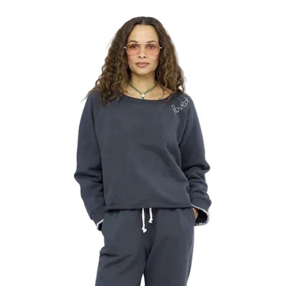 Kerri Rosenthal Studio Sweatshirt Size L Embroidered Medium